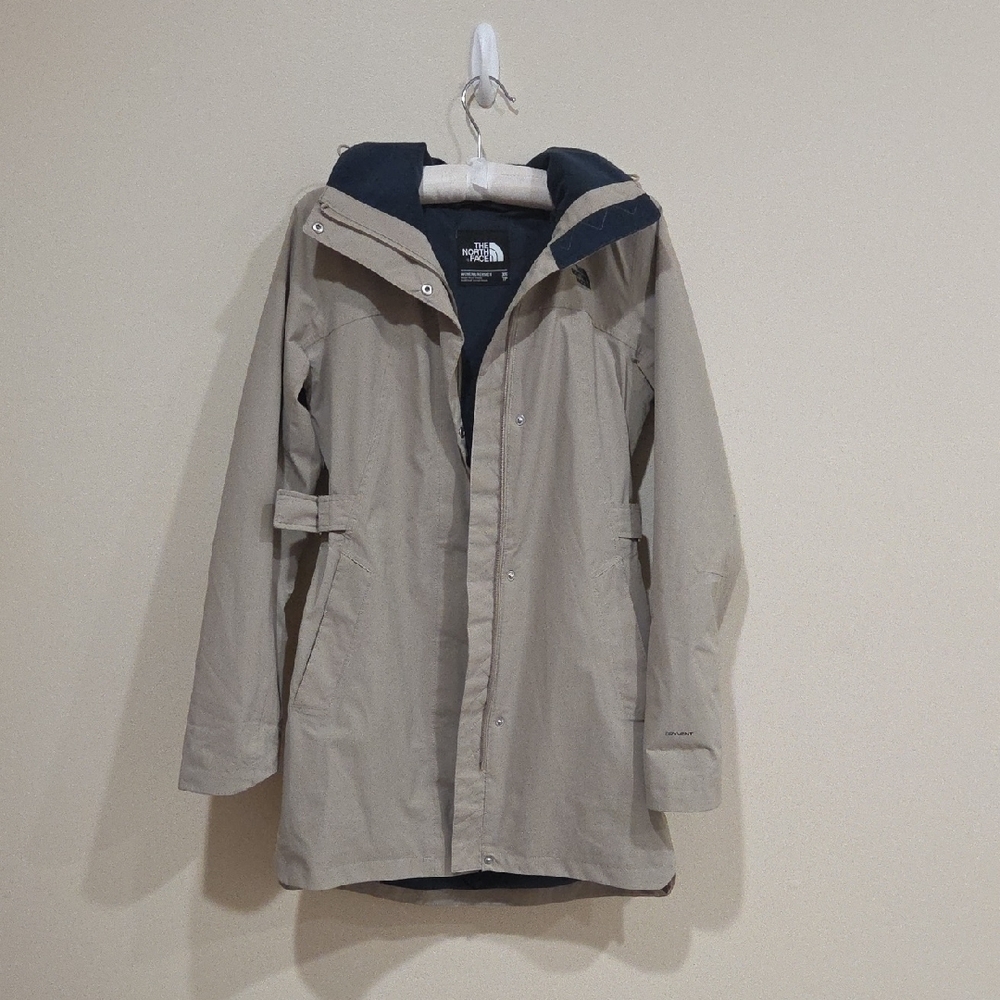The North Face Tan Hooded Parka